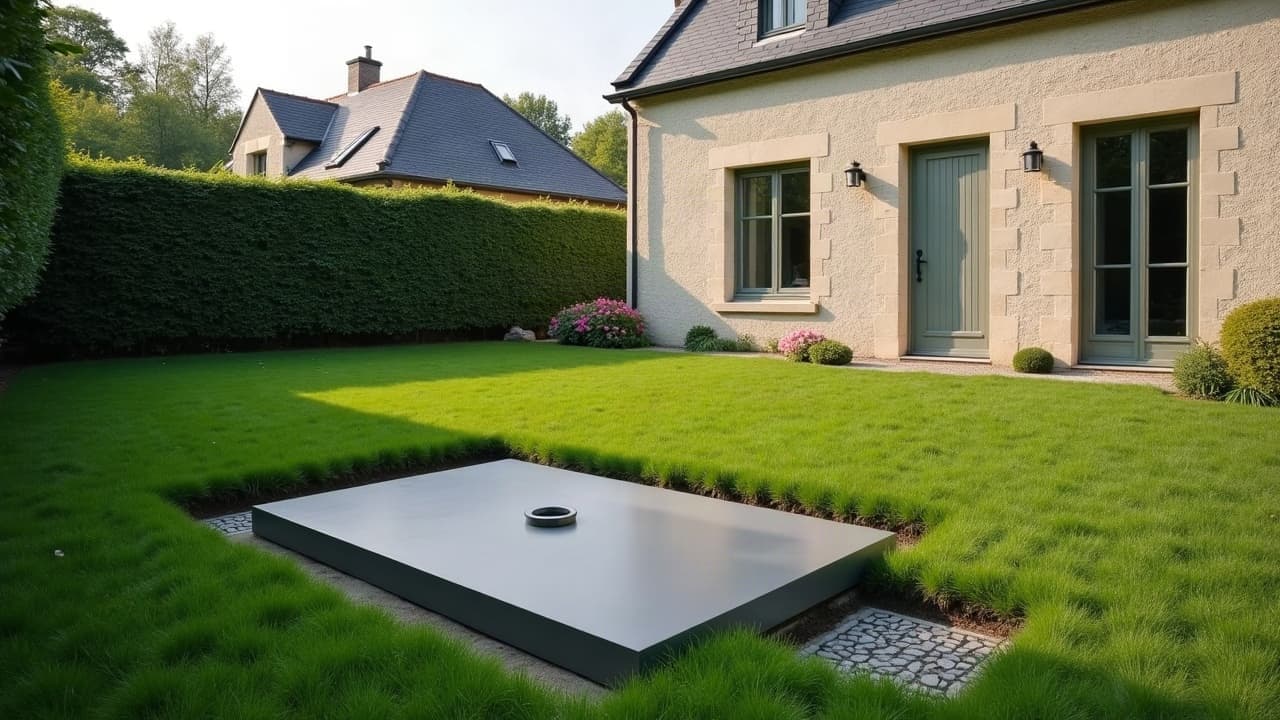 Ferme vendéenne et son jardin, non loin du marais poitevin